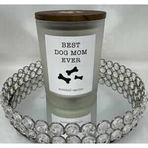 Huntington Home Best Dog Mom Ever Candle~Magnolia & Honeysuckle~16 Oz~Funny Gift